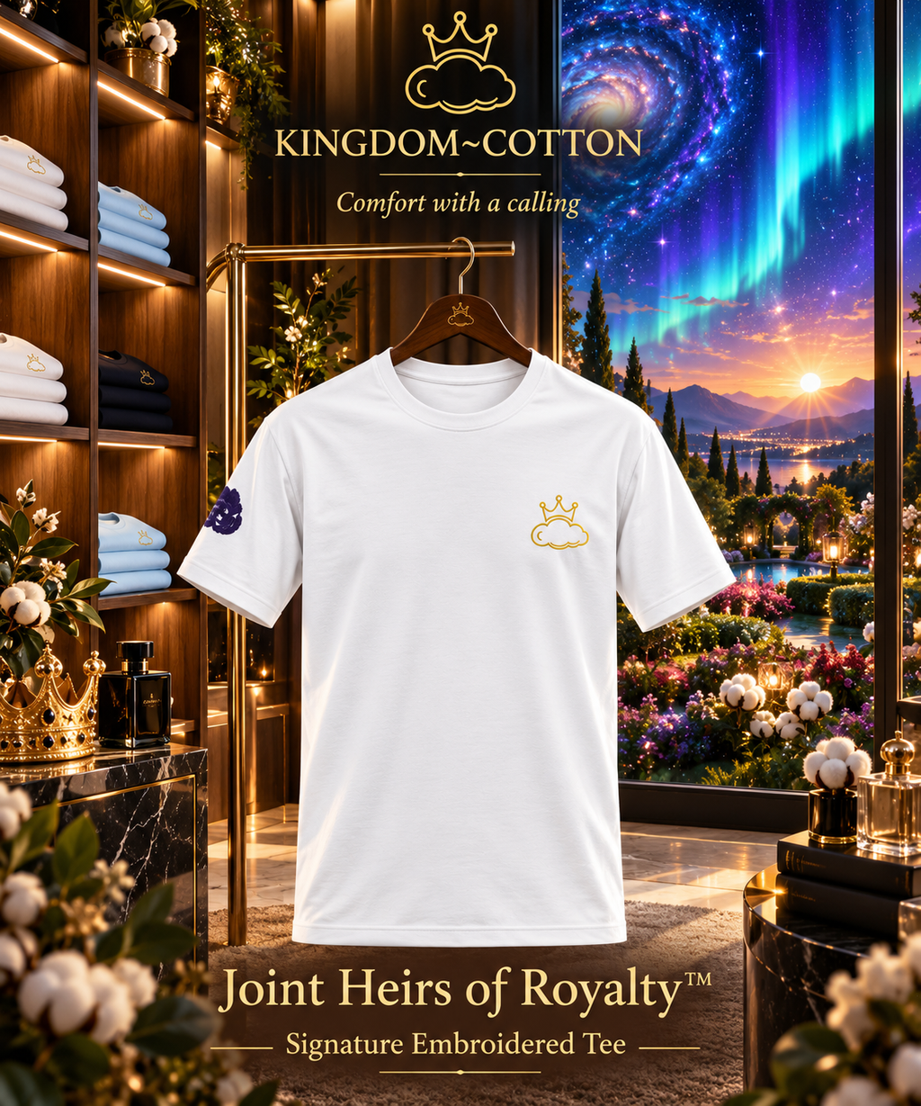Joint Heirs of Royalty™ — Signature Embroidered Tee