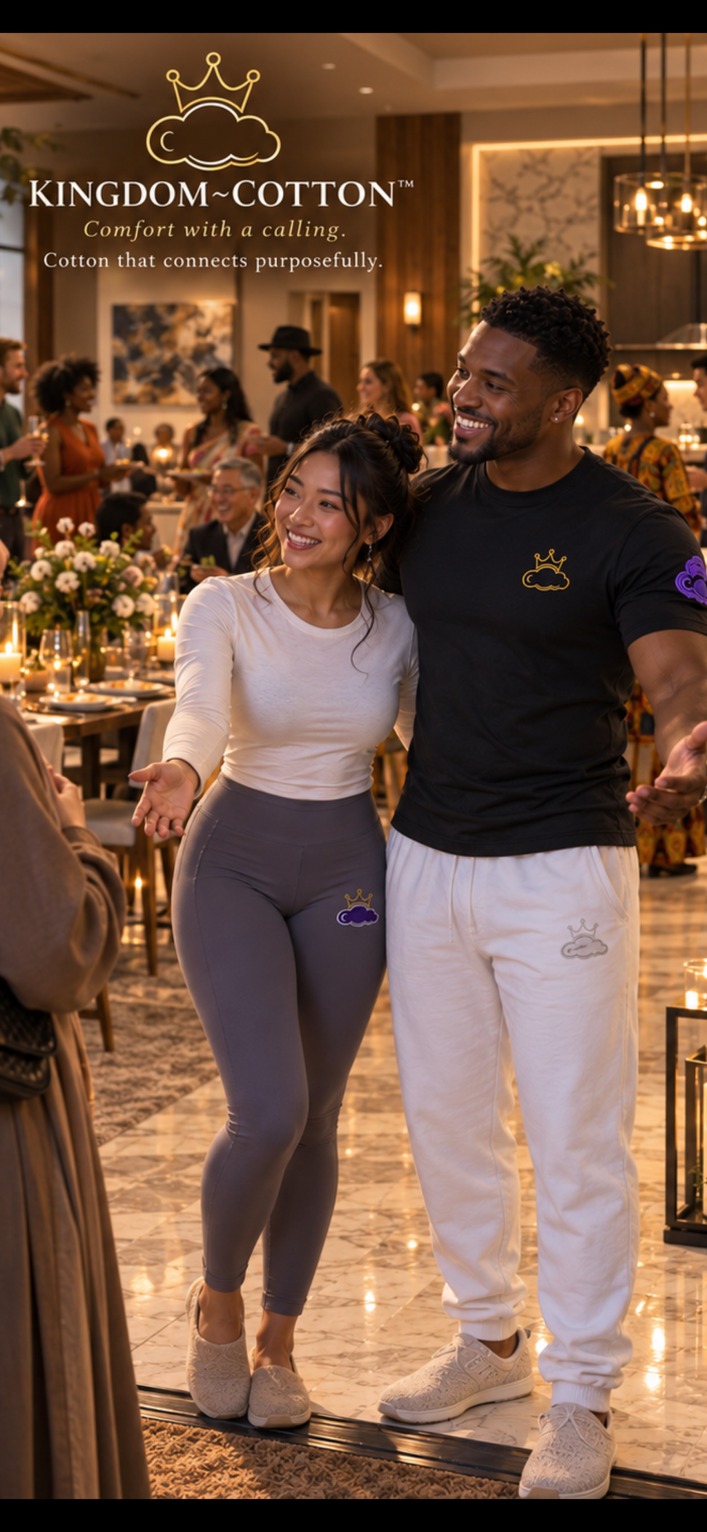 Joint Heirs of Royalty™ — Signature Embroidered Tee