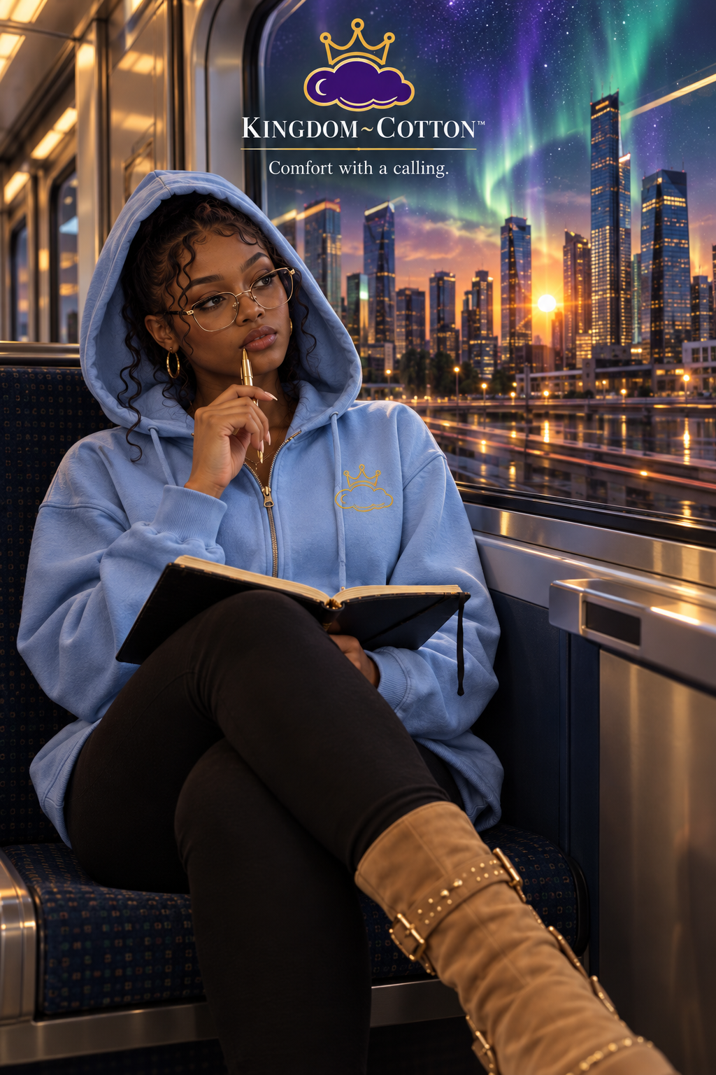 Crowned in Purpose Zip Hoodie
